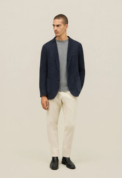 BOGLIOLI Washed Cashmere Peak Lapel Jacket