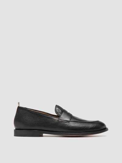 OFFICINE CREATIVE Black Penny Loafers