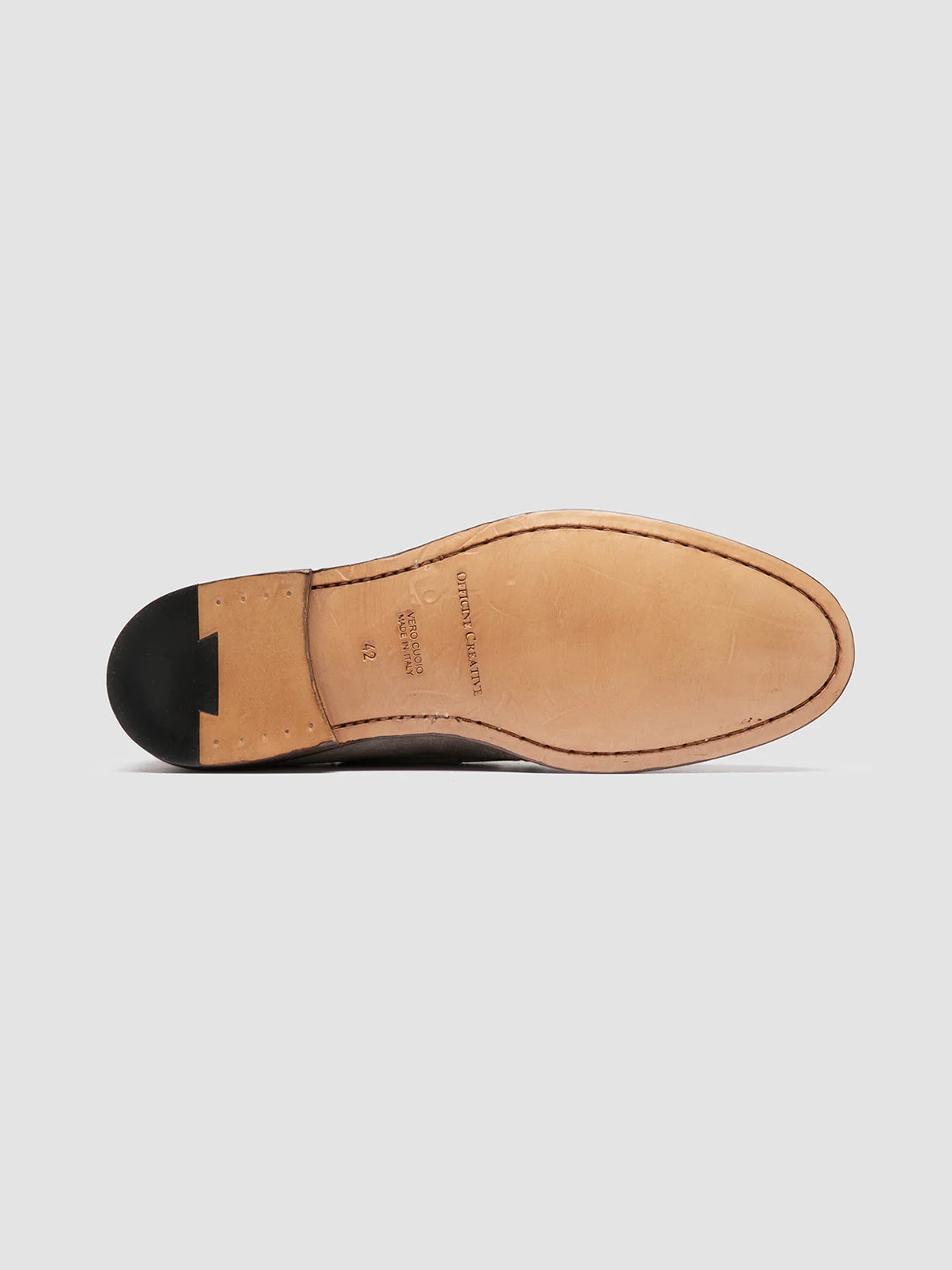 OFFICINE CREATIVE Taupe Suede Tassel Loafers