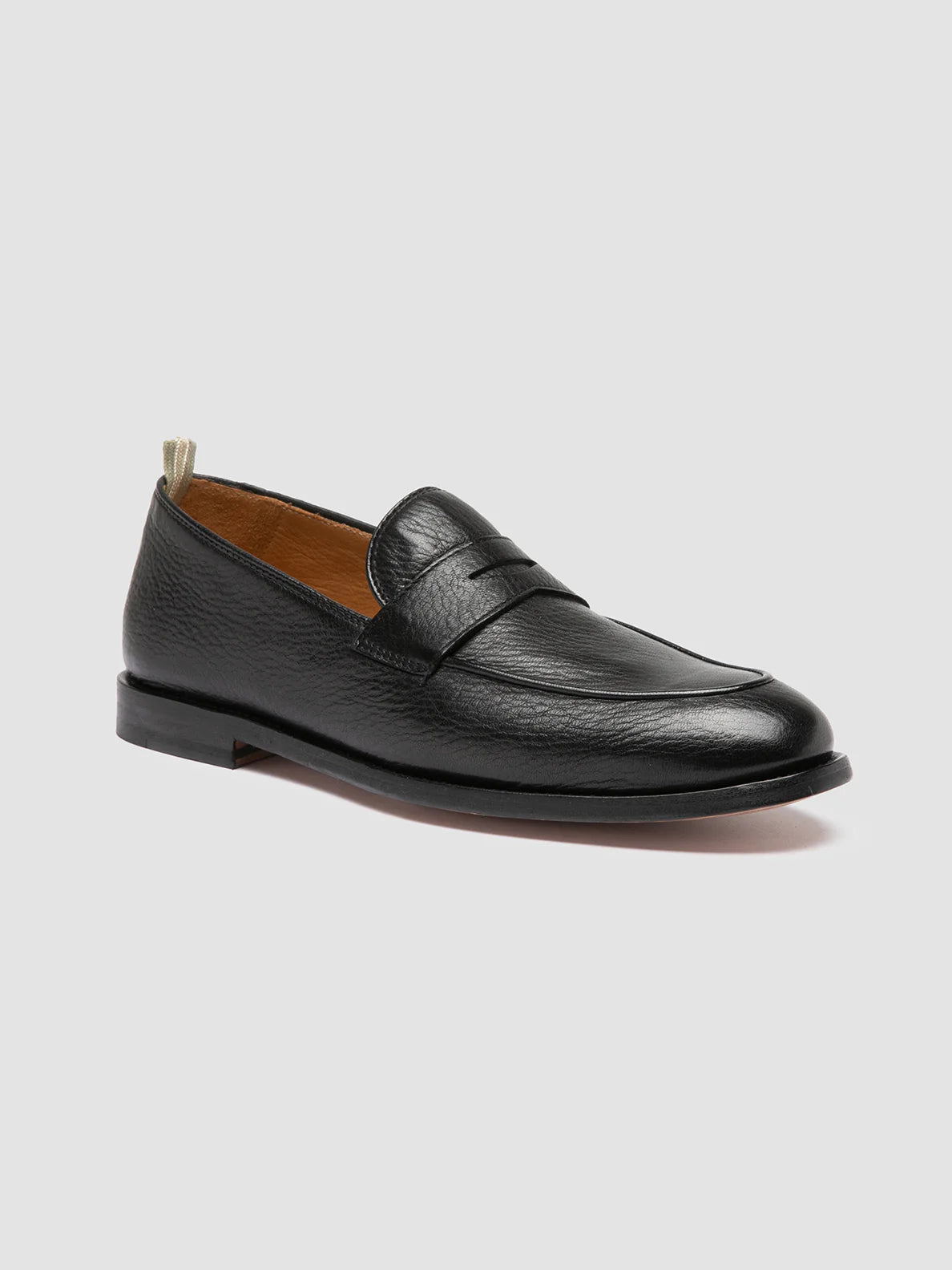 OFFICINE CREATIVE Black Penny Loafers