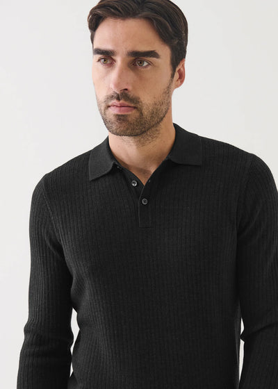PATRICK ASSARAF Drop Needle Polo