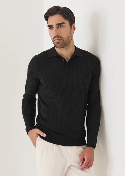 PATRICK ASSARAF Drop Needle Polo