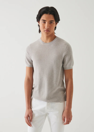 PATRICK ASSARAF Cotton Cashmere Crewneck T-Shirt