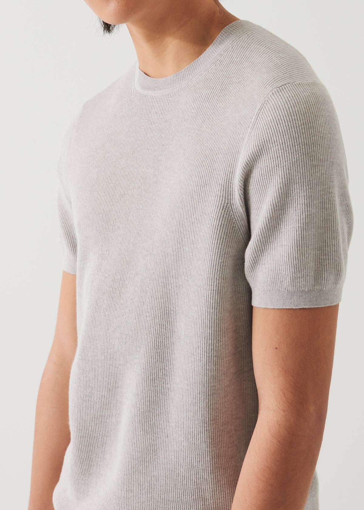 PATRICK ASSARAF Cotton Cashmere Crewneck T-Shirt