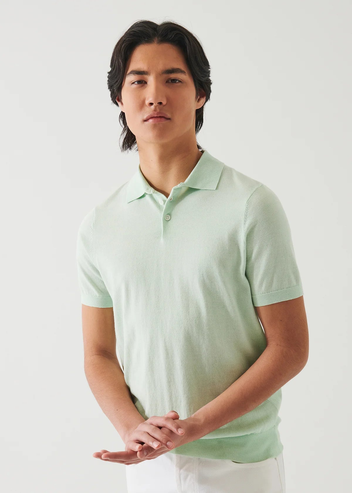 PATRICK ASSARAF Cotton Cupro Polo