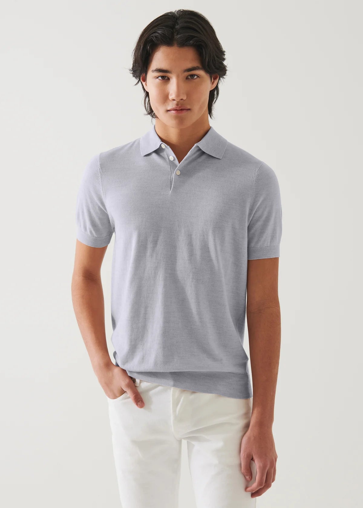 PATRICK ASSARAF Cotton Cupro Polo