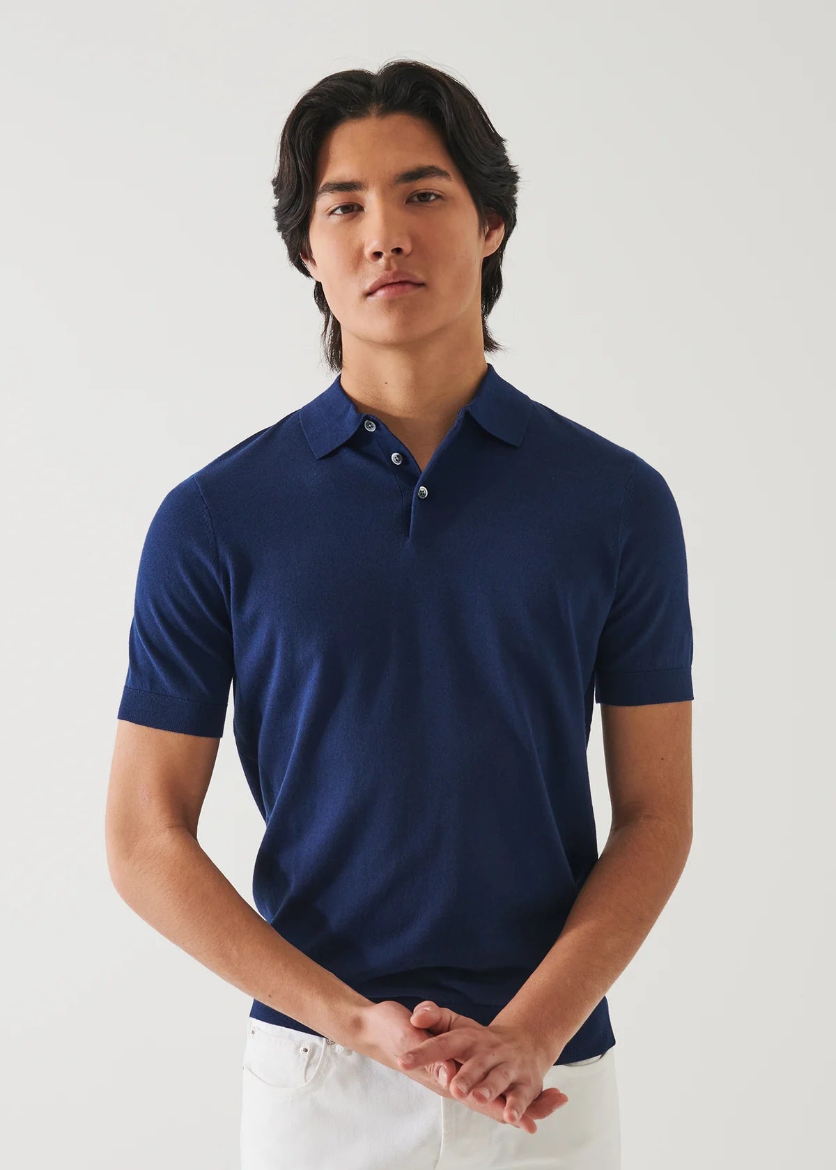 PATRICK ASSARAF Cotton Cupro Polo