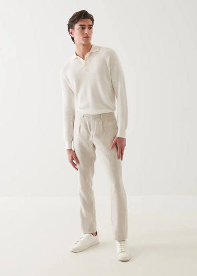 PATRICK ASSARAF Linen Drawstring Pant