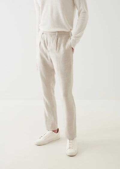 PATRICK ASSARAF Linen Drawstring Pant