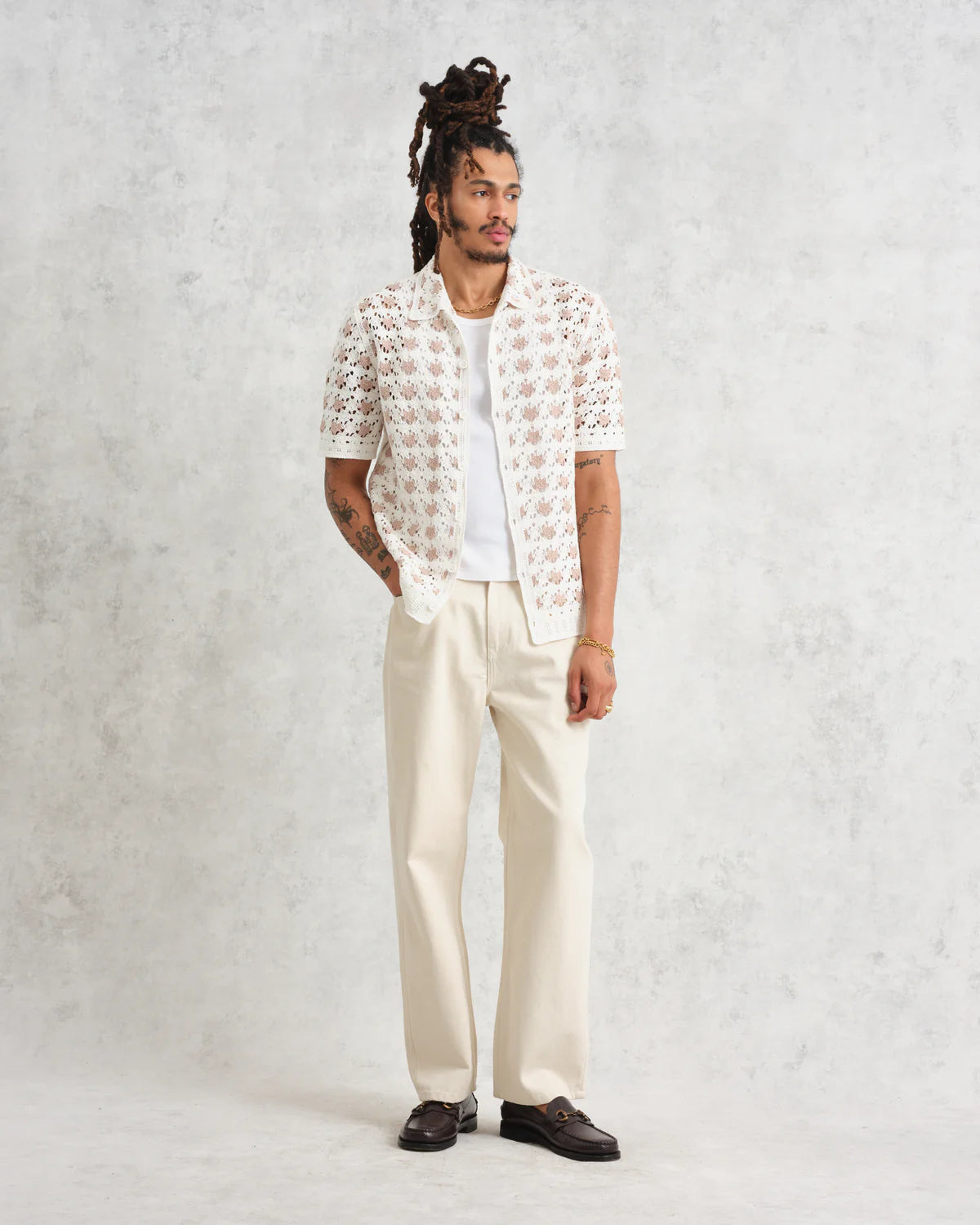 WAX London Porto Crochet Shirt