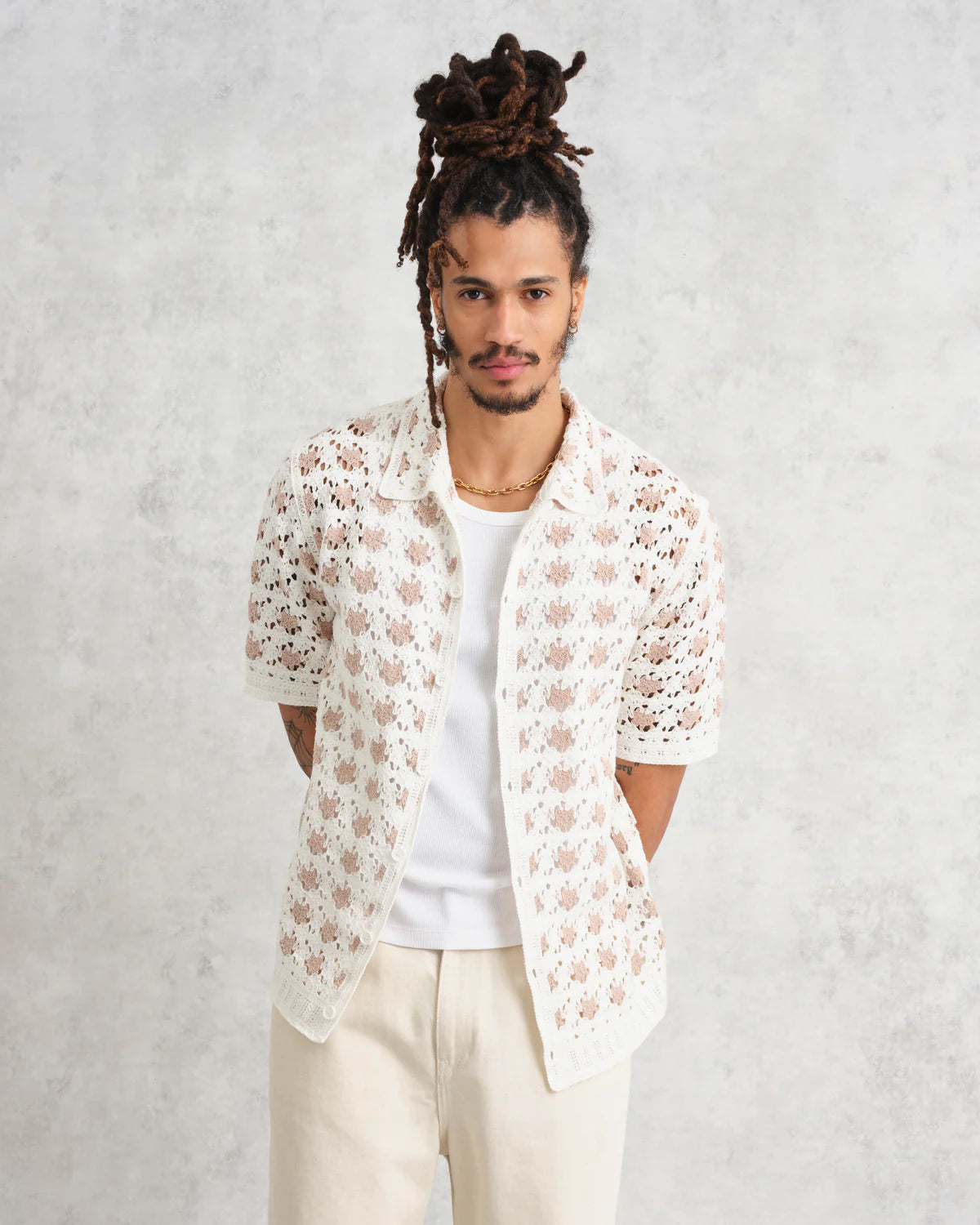 WAX London Porto Crochet Shirt