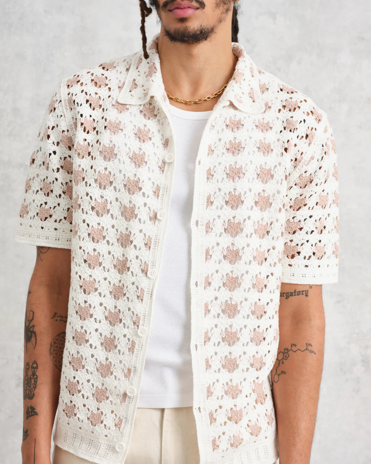 WAX London Porto Crochet Shirt