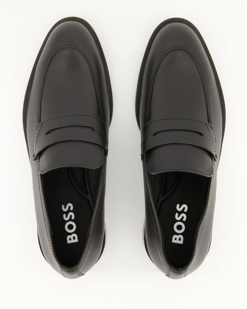 BOSS Tayil Casual Slip On Shoes | Black – Burrows Clothiers display picture 3
