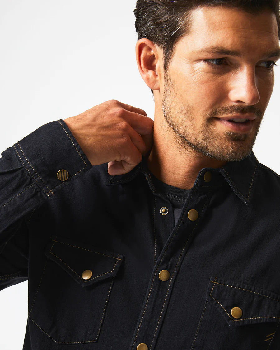 BILLY REID Shoals Denim Shirt | Black