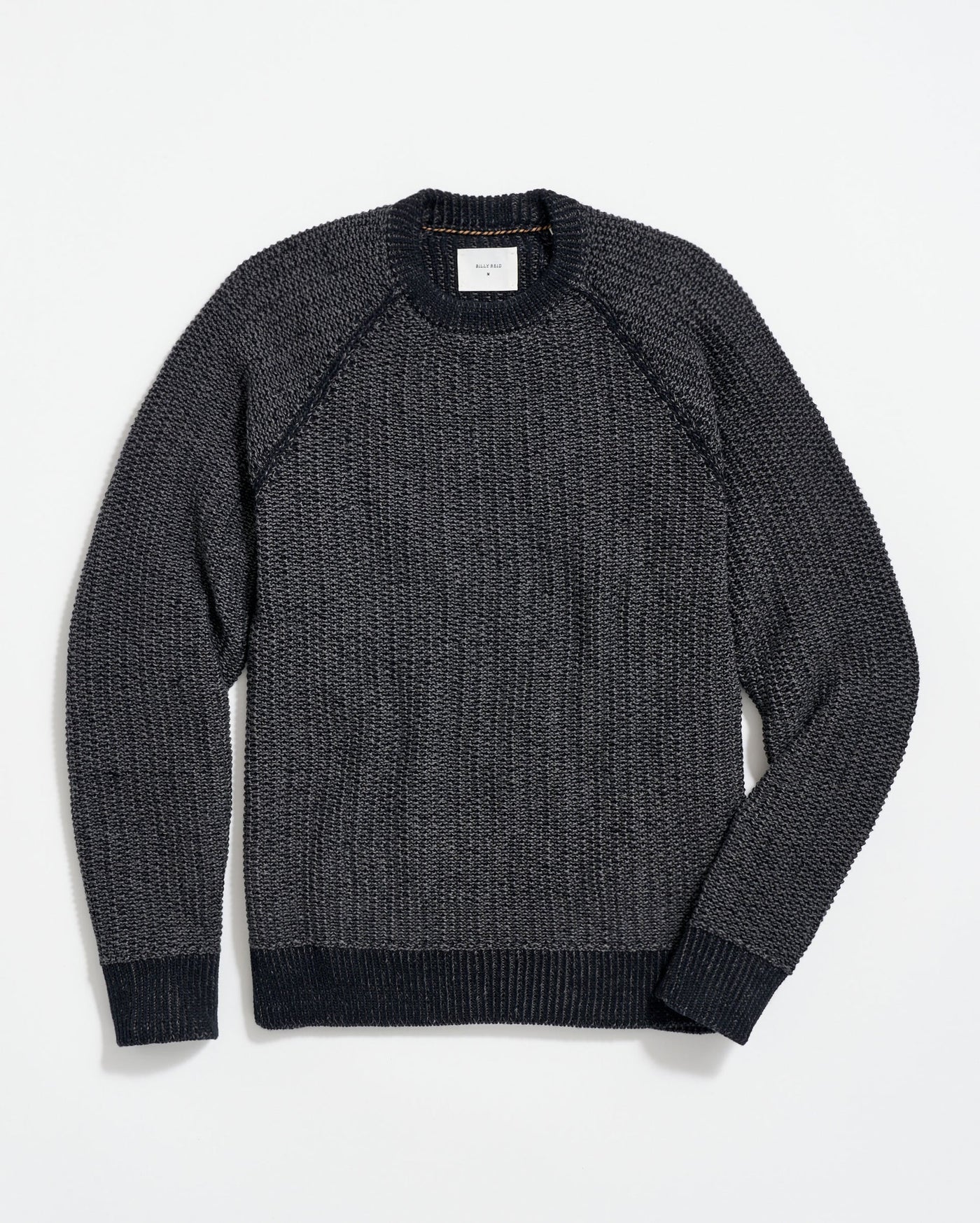 BILLY REID Marled Crewneck Sweater | Black