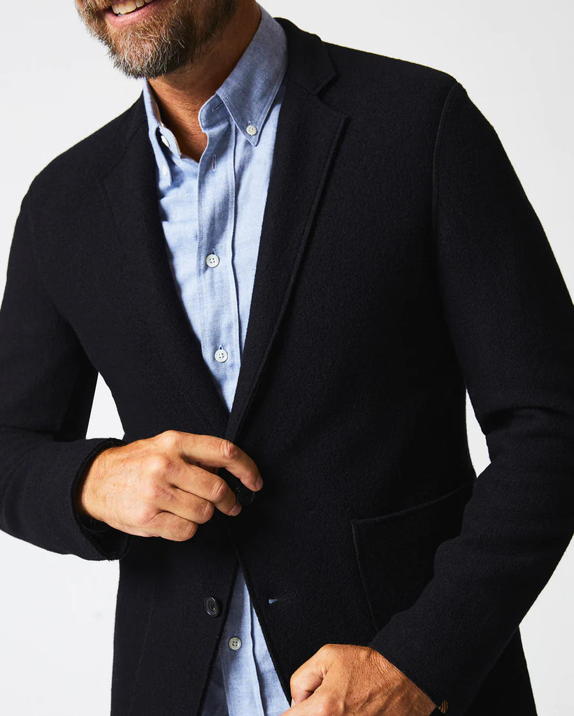 BILLY REID Boiled Wool Sport Jacket Burrows Clothiers