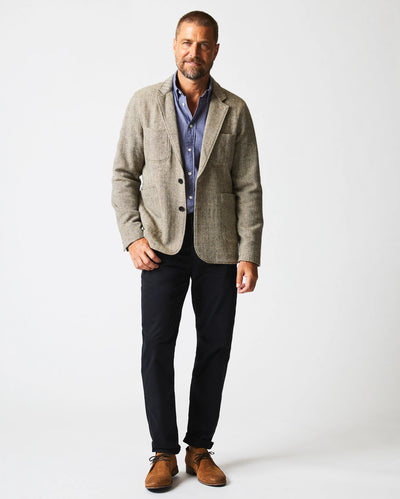 BILLY REID Herringbone Leo Jacket | Brown