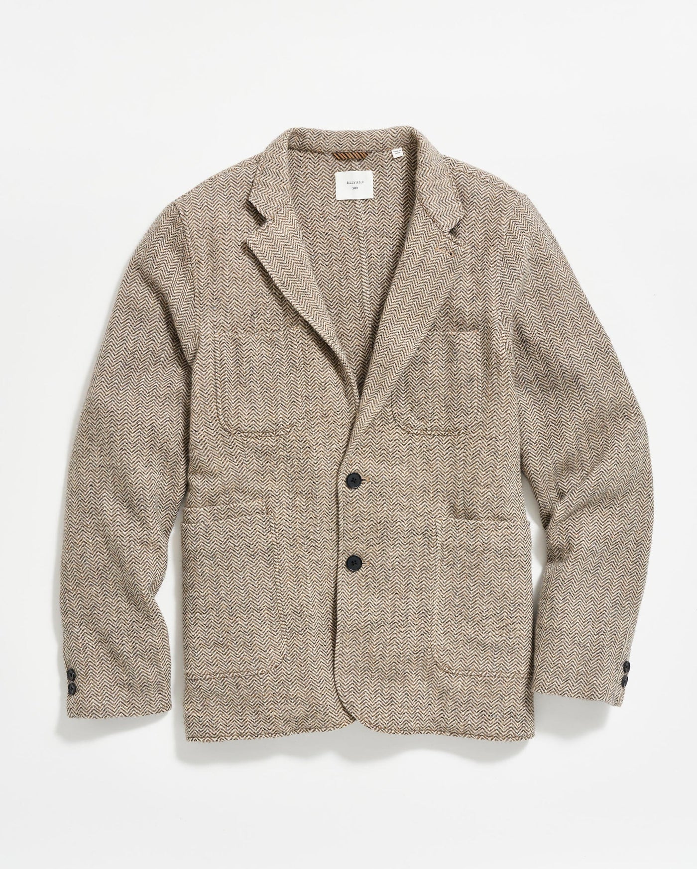 BILLY REID Herringbone Leo Jacket | Brown