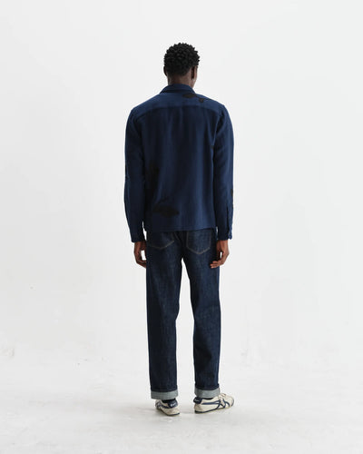 WAX Halcomb LS Shirt | Navy