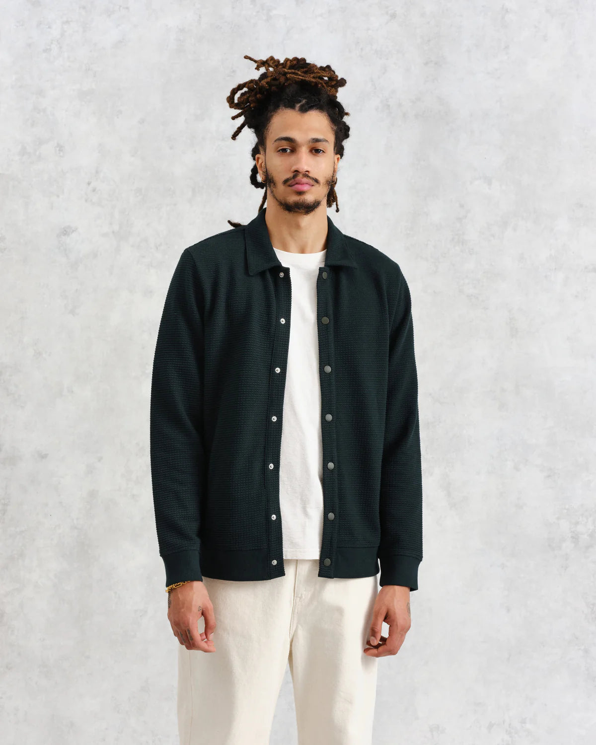 WAX London Hays Waffle Overshirt