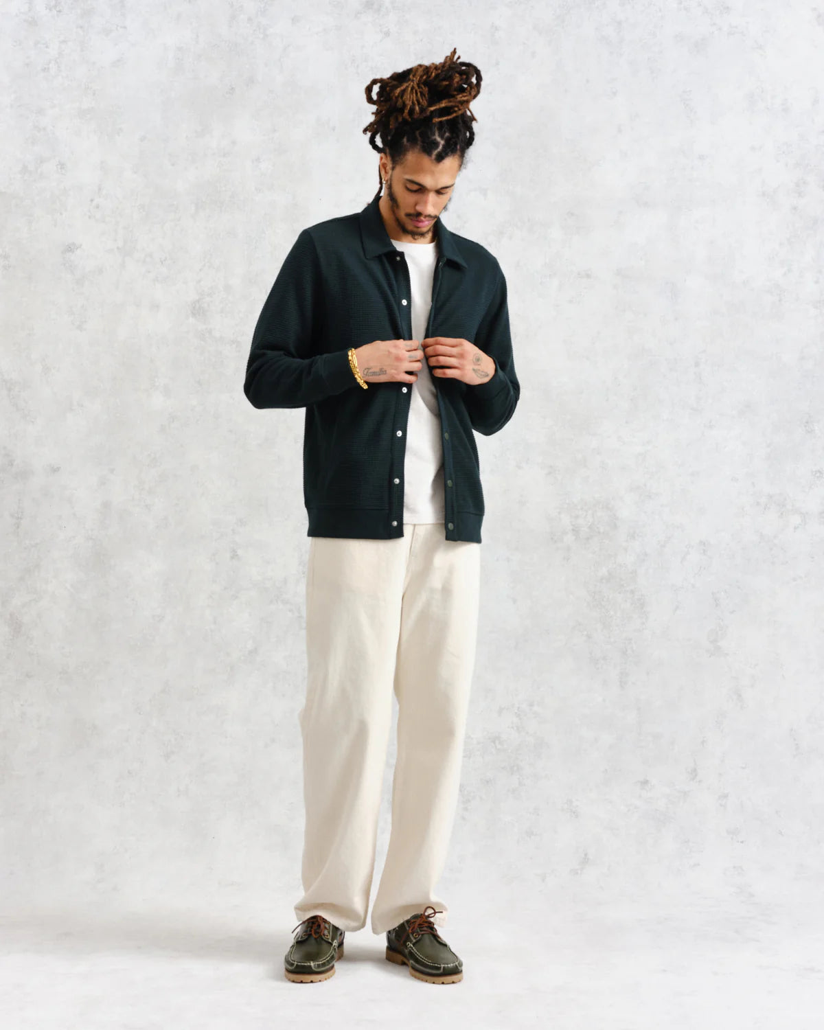 WAX London Hays Waffle Overshirt