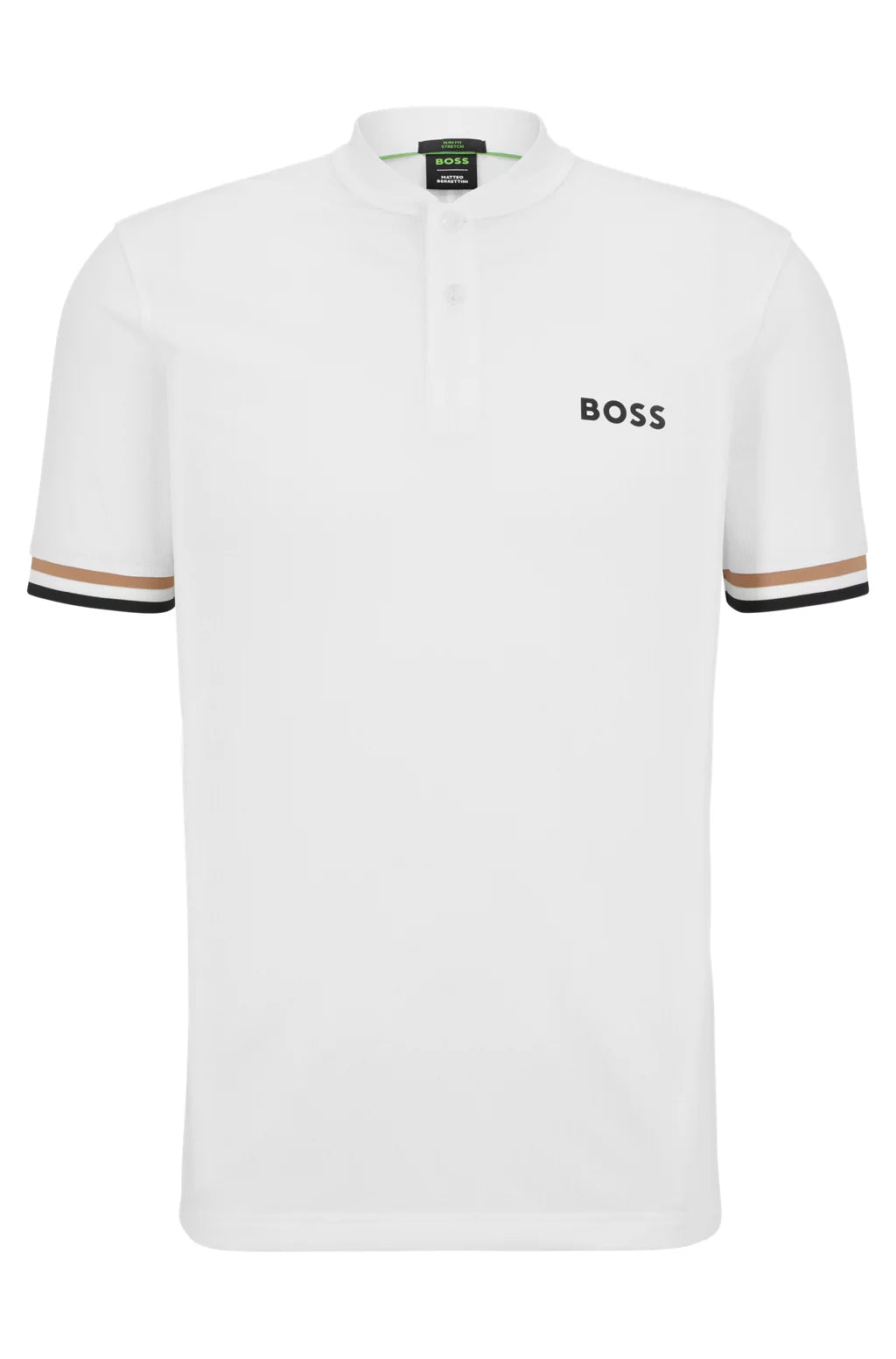 BOSS X Matteo Berrettini Short Sleeve Polo | White
