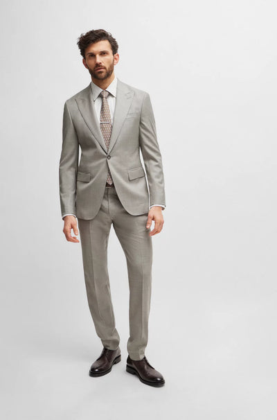 BOSS Camel L-Harvers2pcs PK Suit | Open Grey