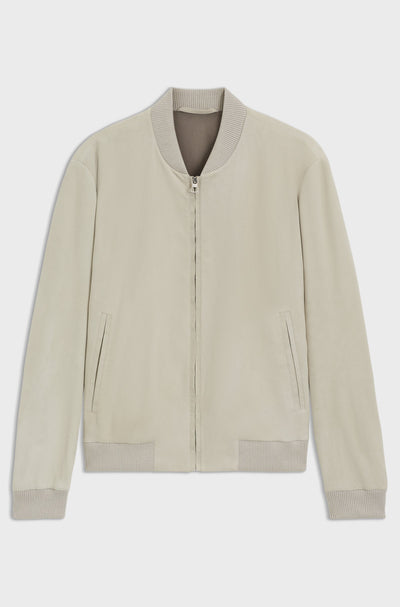 BECKHAM x BOSS Suede Bomber Jacket