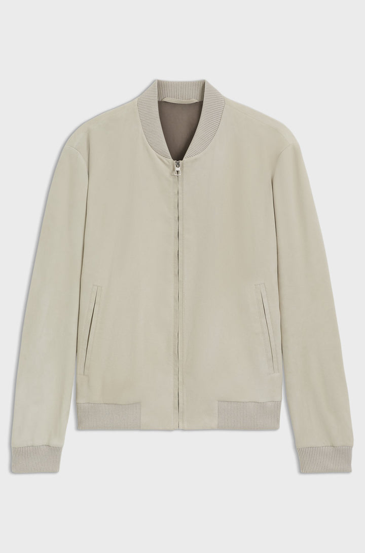 BECKHAM x BOSS Suede Bomber Jacket – Burrows Clothiers
