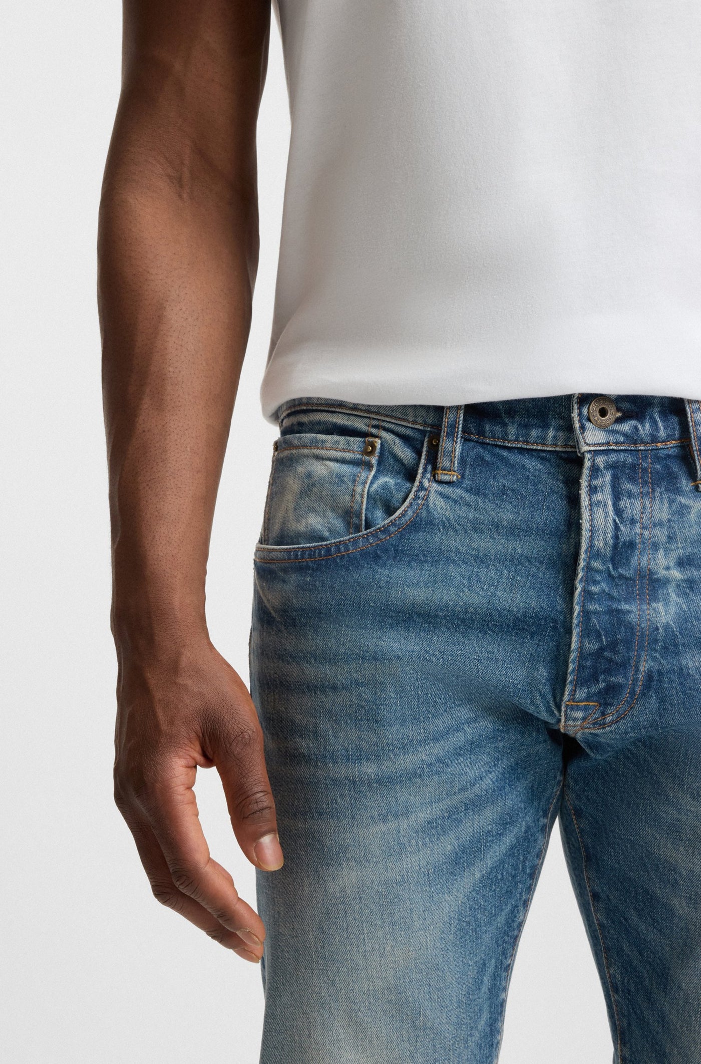 BECKHAM x BOSS Slim Fit Vintage Jeans