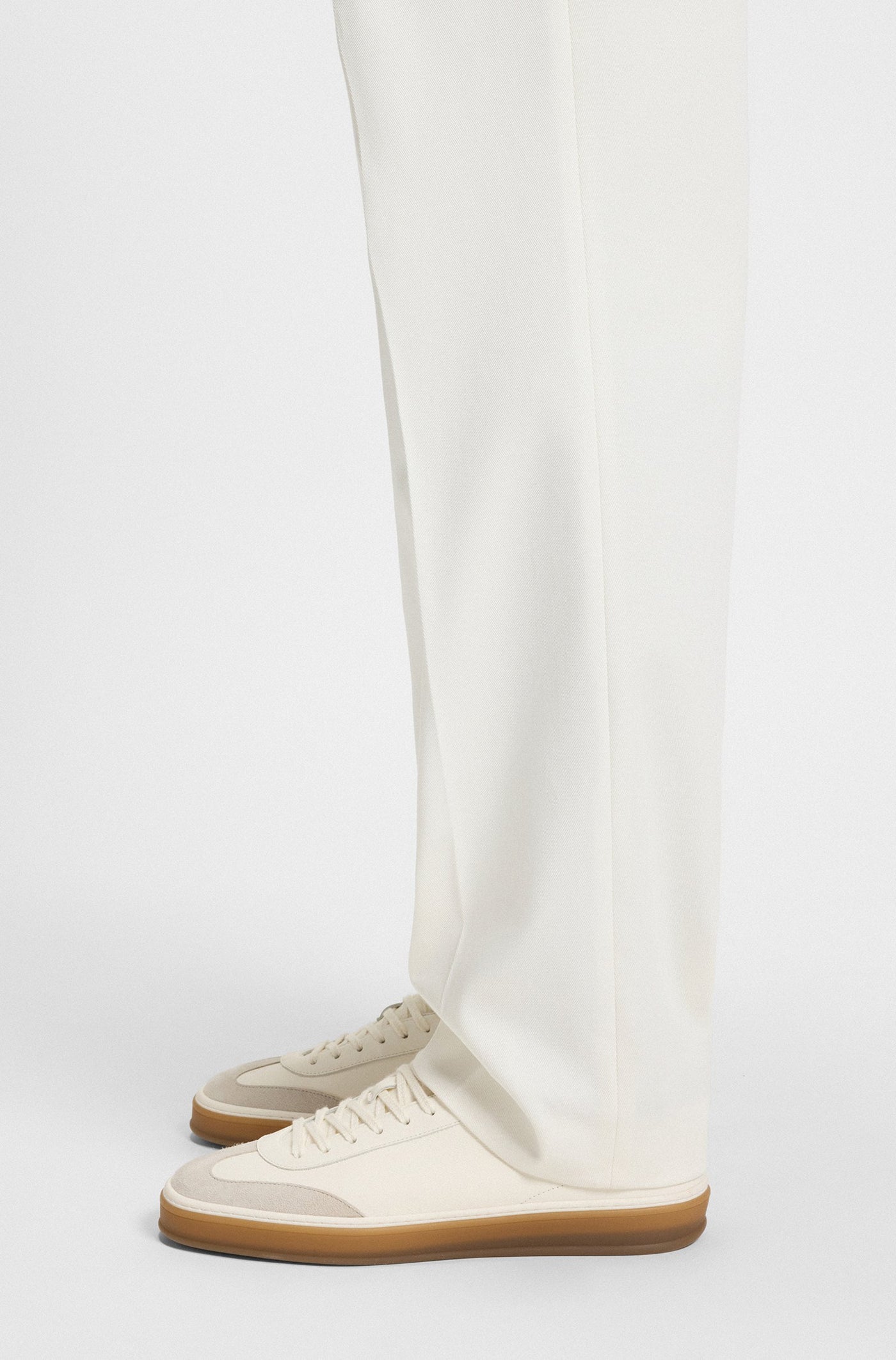 BECKHAM x BOSS Leather Suede Sneaker
