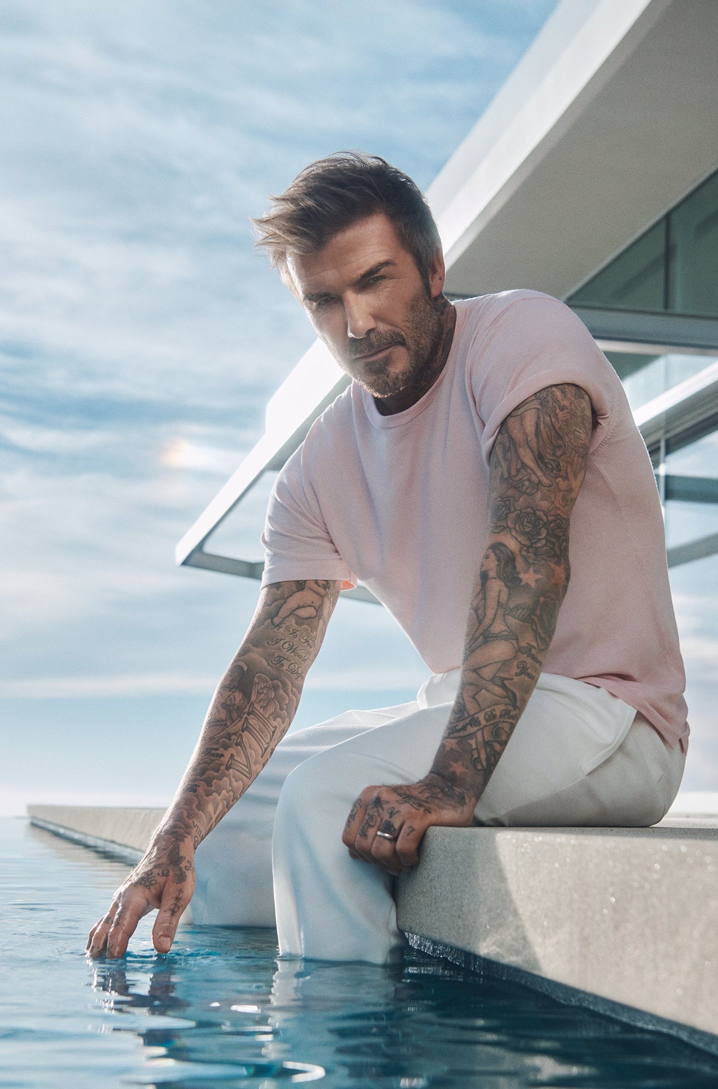 BECKHAM x BOSS Knit T-Shirt