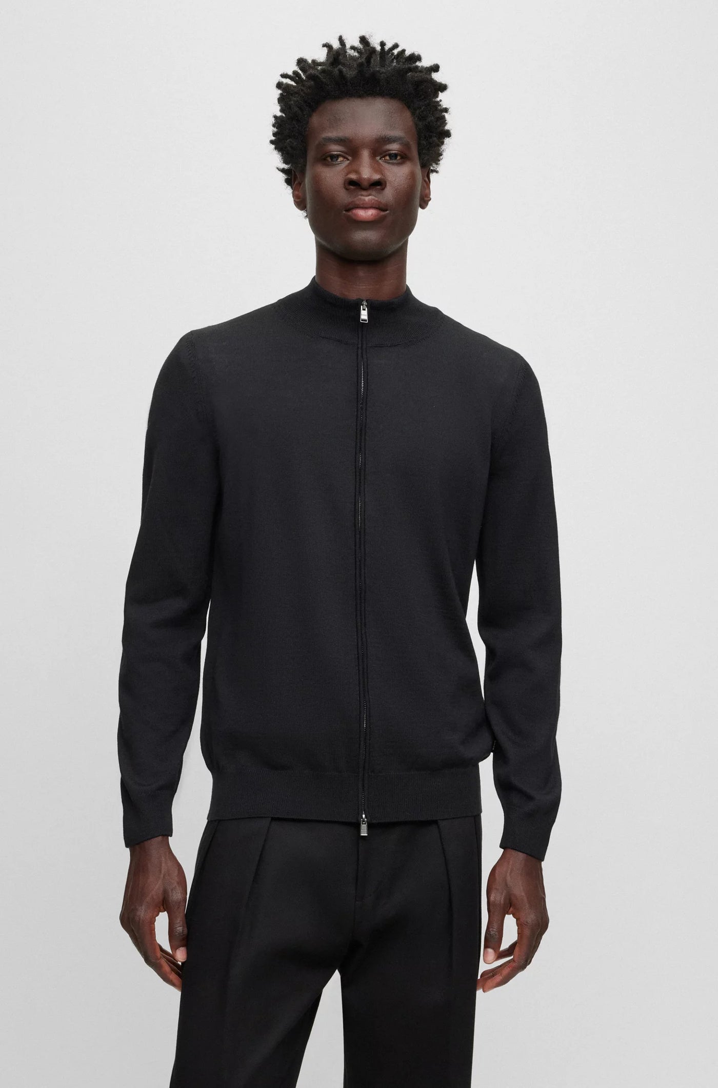 BOSS Balonso-L Cardigan Sweater | Black