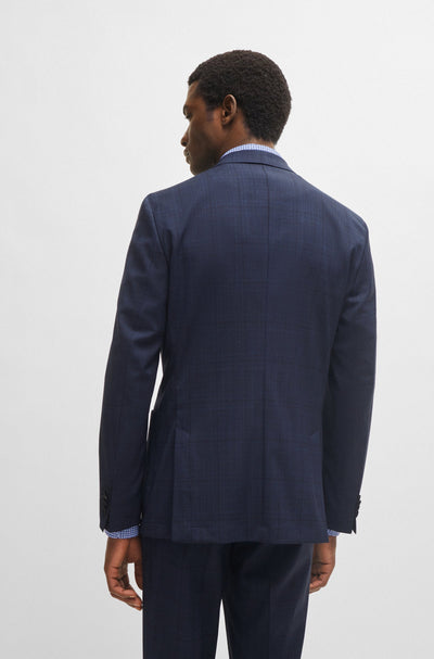 BOSS P-Huge 2Pc Suit | Blue Check