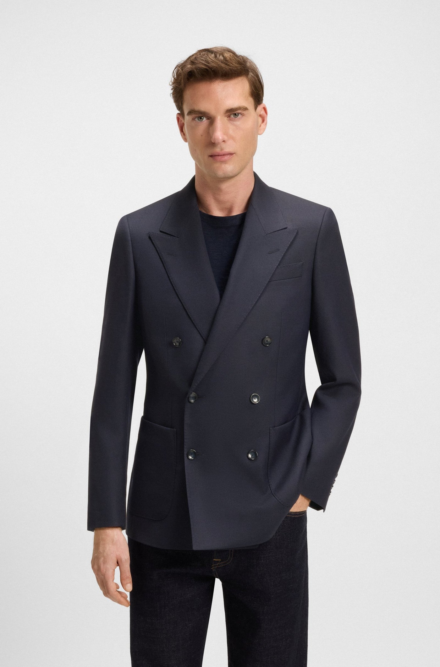 BECKHAM x BOSS Double Breasted Suit
