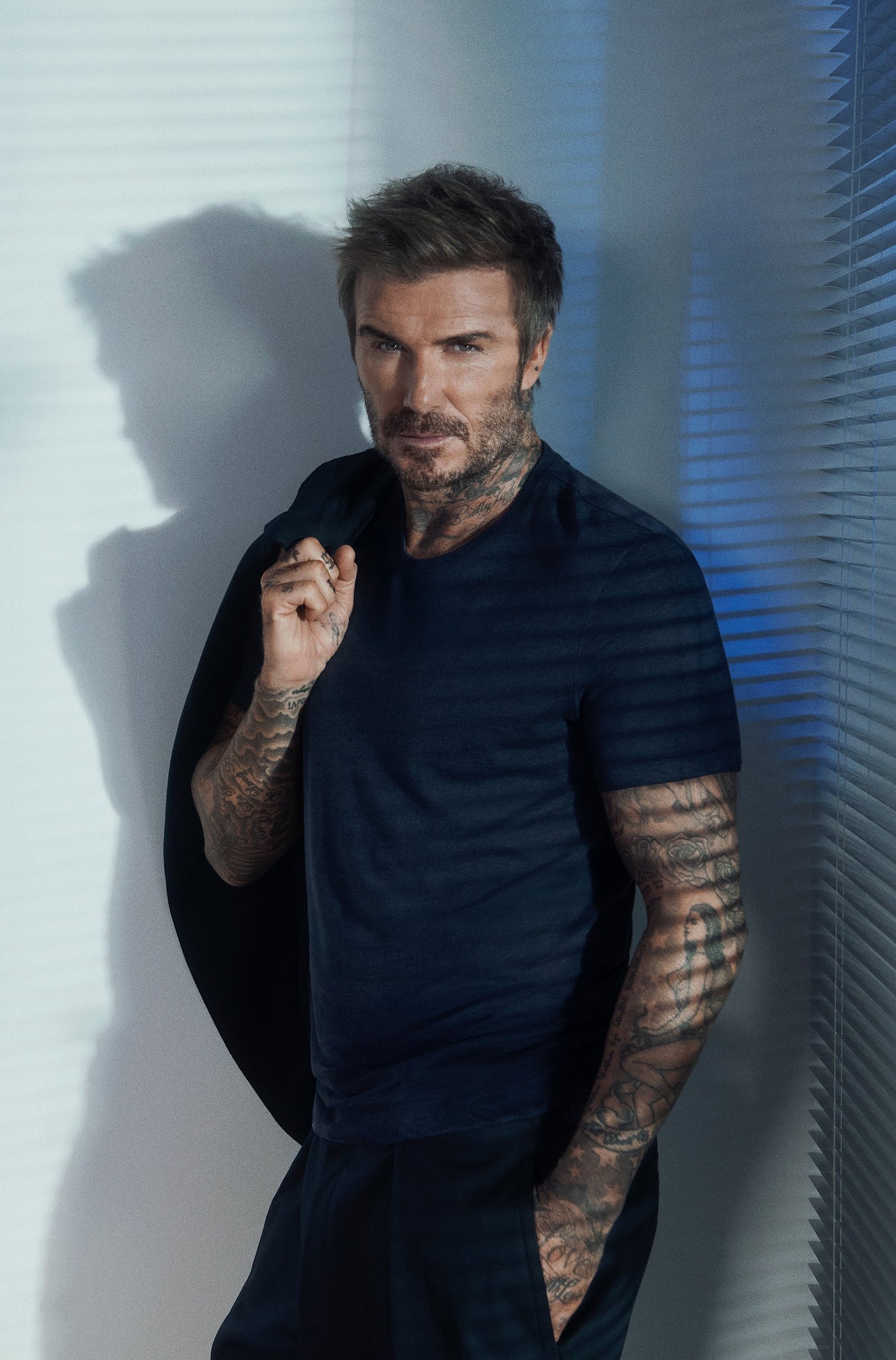 BECKHAM x BOSS Linen T-Shirt