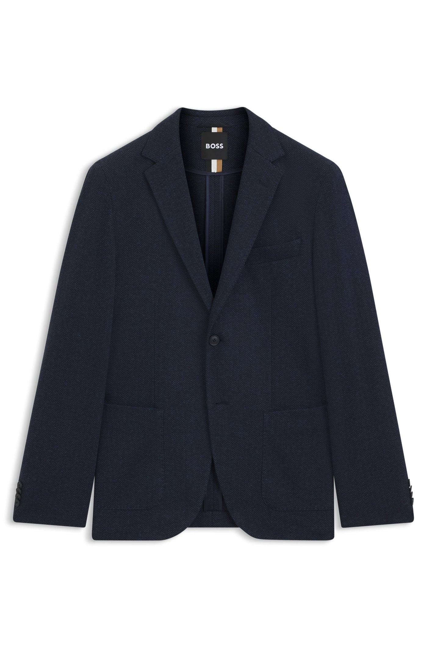 BOSS Herringbone Jersey Jacket