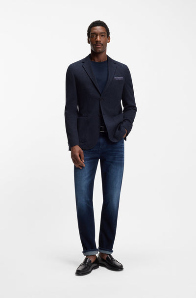 BOSS Herringbone Jersey Jacket