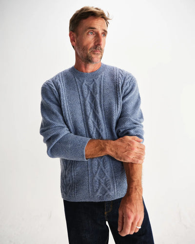 WAX London Hyatt Brush Cable Sweater