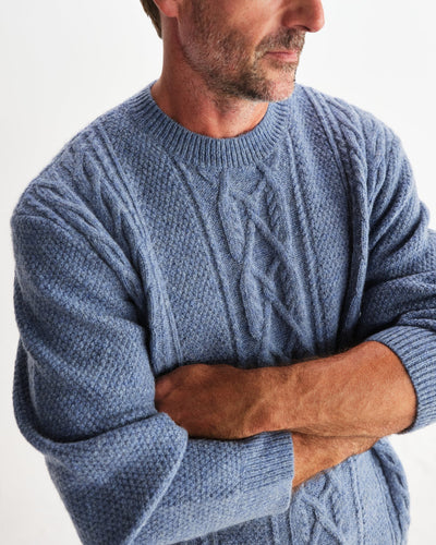 WAX London Hyatt Brush Cable Sweater