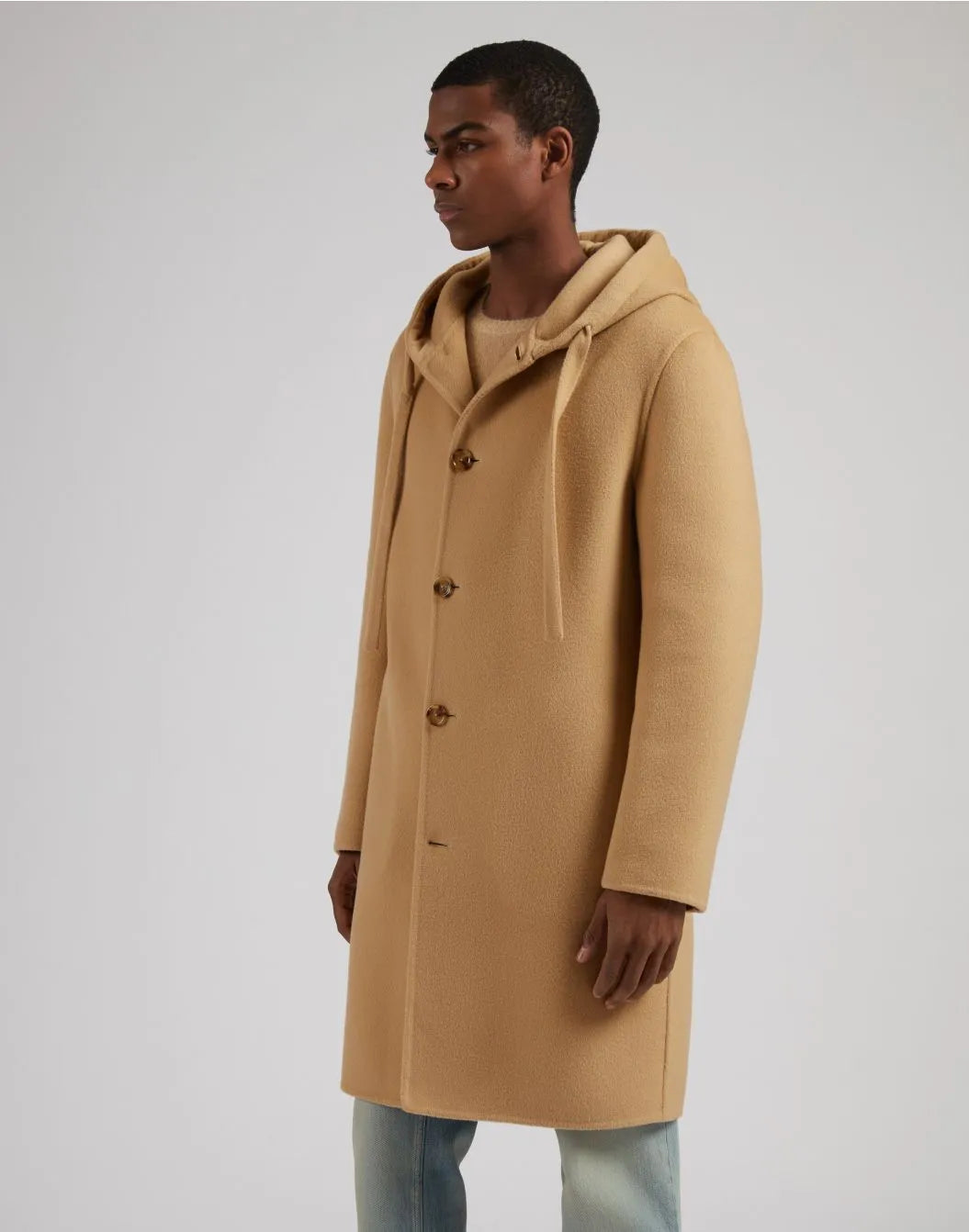 LARDINI Duffle Coat with Hood | Camel