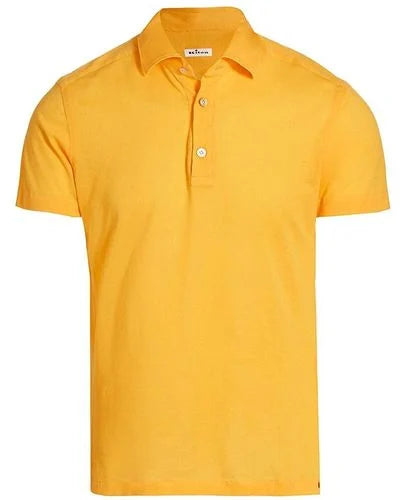 KITON Positano Polo Shirt | Yellow