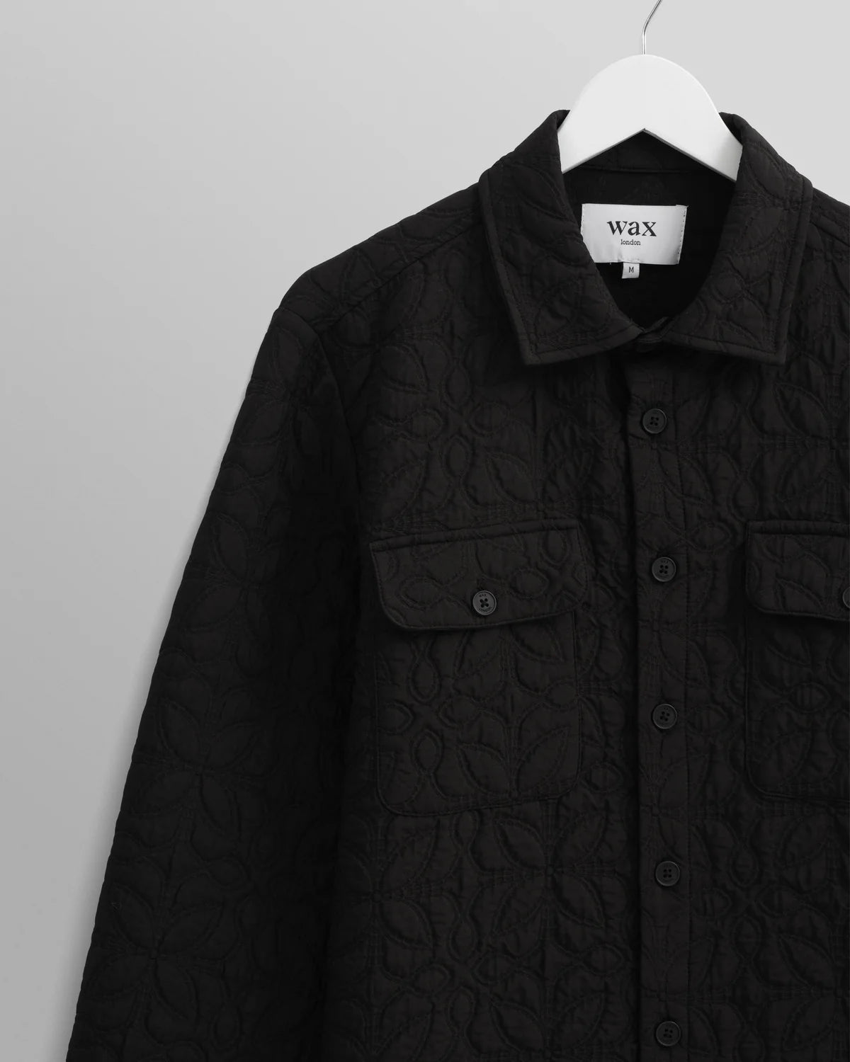 WAX London Lomond Overshirt | Black Petal