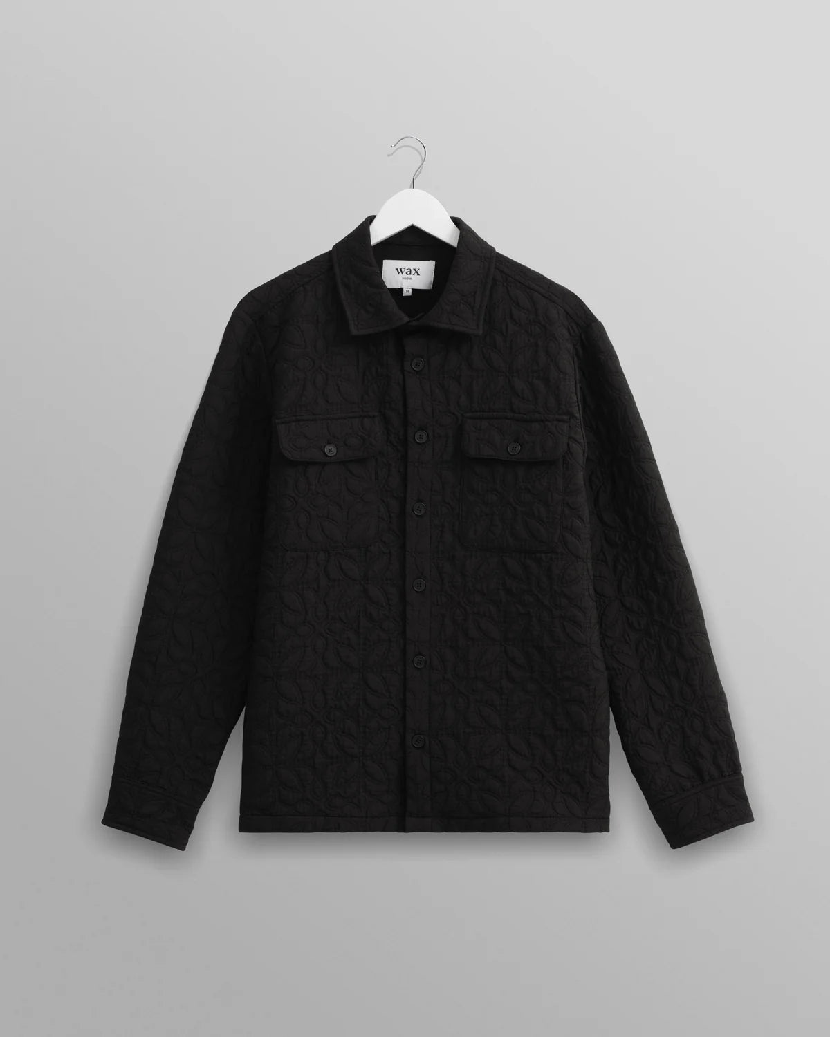 WAX London Lomond Overshirt | Black Petal