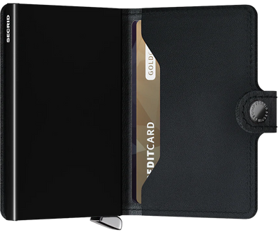 SECRID Premium Miniwallet | Emboss Lines Black