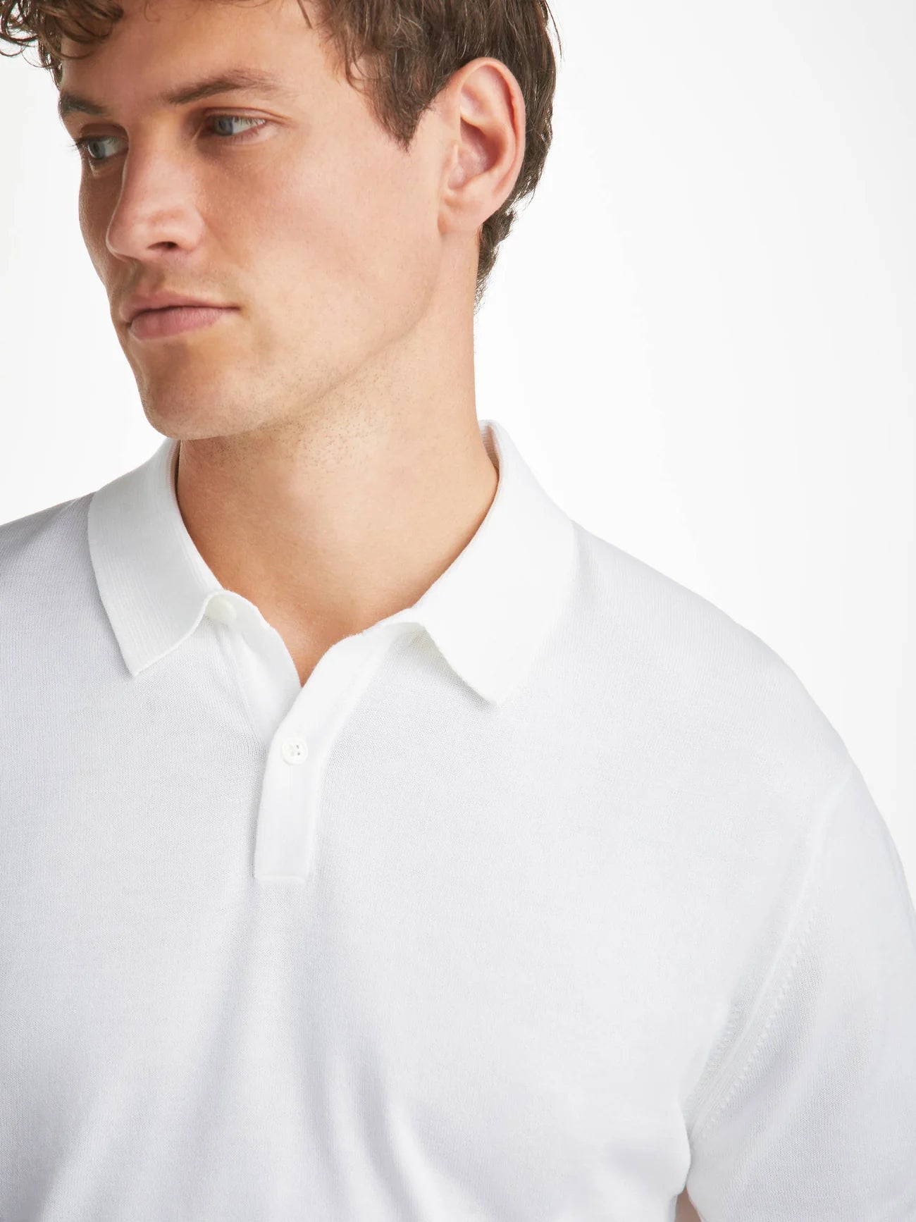 DEREK ROSE Jacob Sea Island Cotton Polo