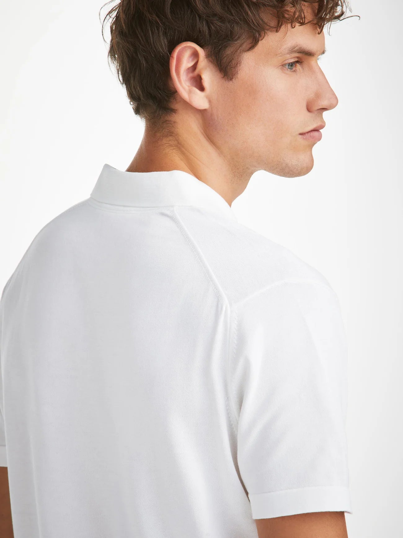 DEREK ROSE Jacob Sea Island Cotton Polo