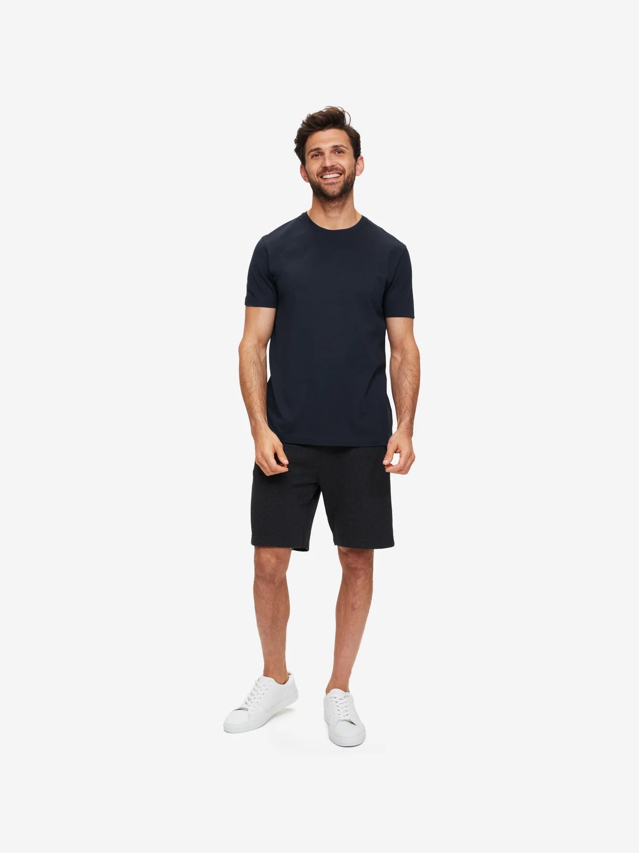 DEREK ROSE Ramsey T-Shirt | Navy