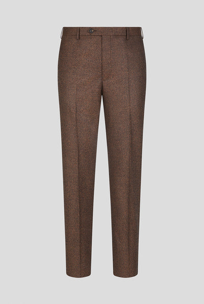 PAL ZILERI Flannel Dress Pant | Brown