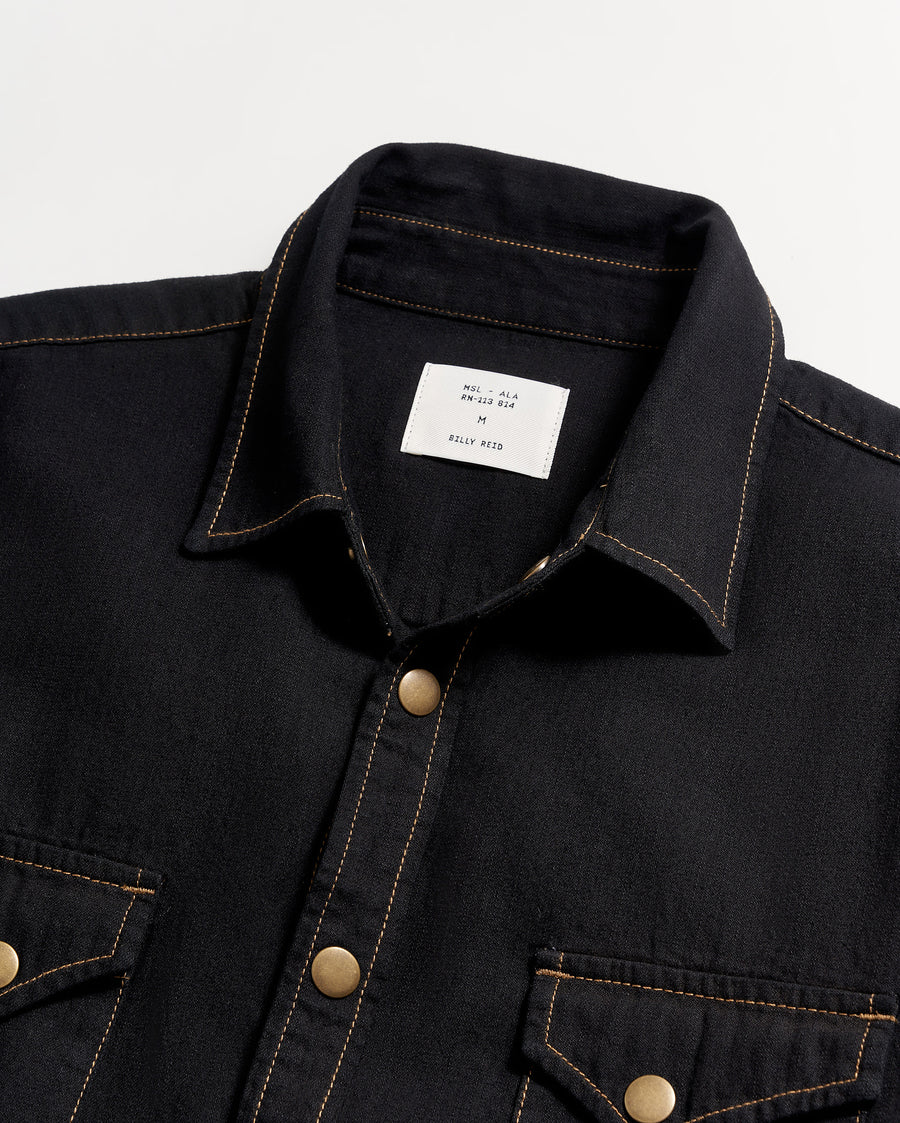 BILLY REID Shoals Denim Shirt | Black